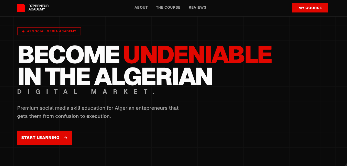 DZPreneur Academy screenshot