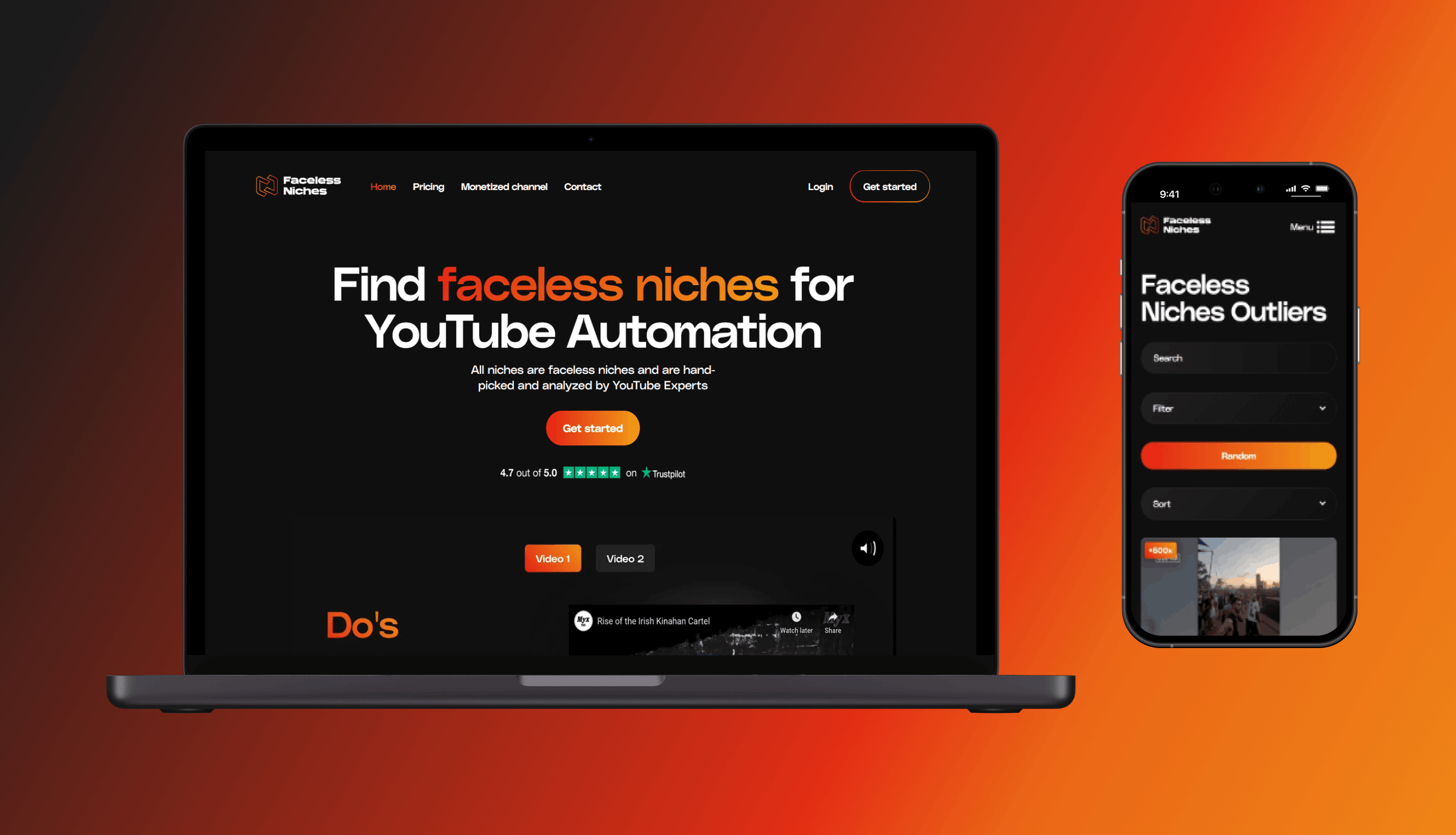 Faceless Niches screenshot